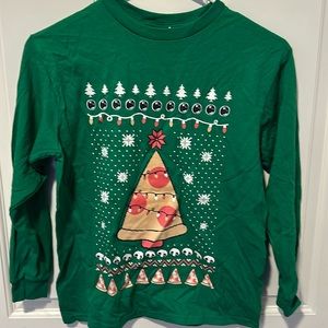 Pizza Christmas Long Sleeve TShirt